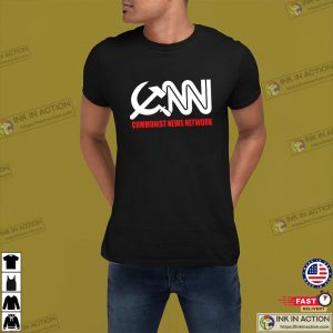 CNN Communist News Network Funny Tabloid Fake Corporate Media Trump Fraud funny political shirt 4