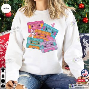 Cassette Tapes 90s Vibes Music Quotes Western Song Graphic Tee 3