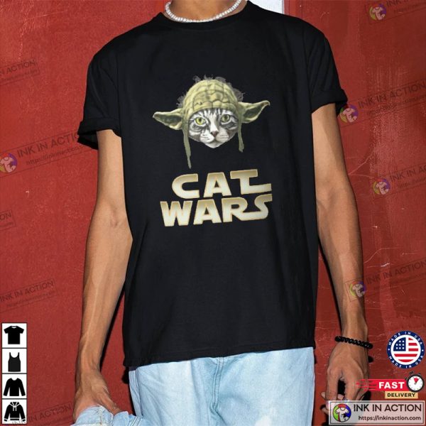 Cat Wars Graphic T-Shirt