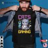 Cats and Gaming Gamer T-Shirt