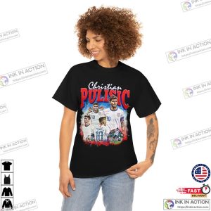 Christian Pulisic Graphic Shirt USA World Cup 2022 Shirt FIFA World Cup 2022 Essential Shirt