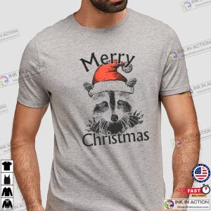 Christmas Raccoon T Shirt Funny Raccoon Christmas Sweater 3