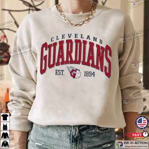 Cleveland Guardians Vintage Shirt Baseball Unisex Tee Cleveland Guardians Shirt Cleveland Baseball Sweatshirt 1
