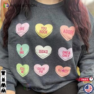 Conversation Heart Vintage Valentine’s Shirt