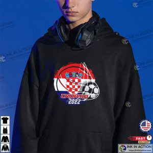 Croatia Football Shirt Qatar World Cup 2022 Croatia Supporter Active T shirt 2