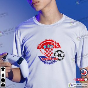Croatia Football Shirt Qatar World Cup 2022 Croatia Supporter Active T shirt