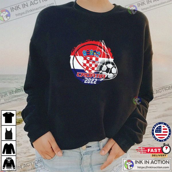 Croatia Football Shirt Qatar World Cup 2022 Croatia Supporter Active T-shirt