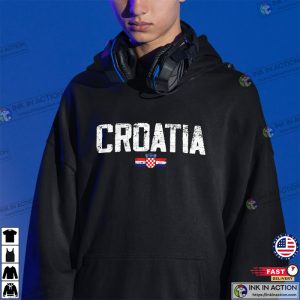 Croatia T shirt Hrvatska Unisex Shirt Croatian Flag Basic Tee 2