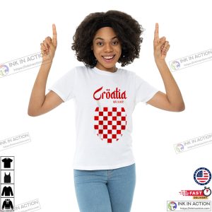 Croatia World Cup Soccer T shirt Croatia Football Team Qatar 2022 Shirt 2