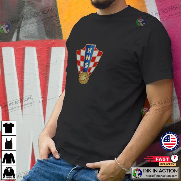 Croatia World Cup T-shirt Croatia Supporter Tee Croatia Travel Shirt