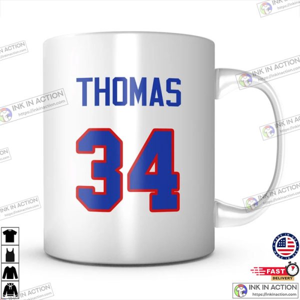 Customize Name And Number Buffalo Football Jersey Coffee Mug