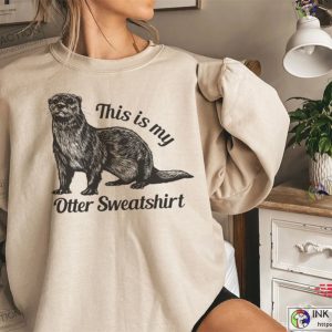 Cute Otter Sweatshirt Sea Otter Sweatshirt 3