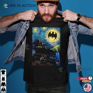 Dc 27 Starry Night Batman Unisex T shirt 1 1