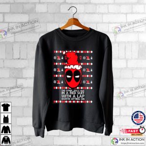 Dead Guy With A Lap Worth Sitting On Pool Christmas Ugly Christmas Sweater Unisex Crewneck Graphic Sweatshirt 2