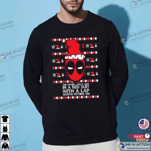 Dead Guy With A Lap Worth Sitting On Pool Christmas Ugly Christmas Sweater Unisex Crewneck Graphic Sweatshirt 4