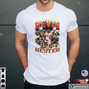 Devin Hester T Shirt NFL Player Classic Vintage Bootleg Shirt Miami Hurricanes Chicago Bears Kick Return Wide Receiver 23 College Football 2
