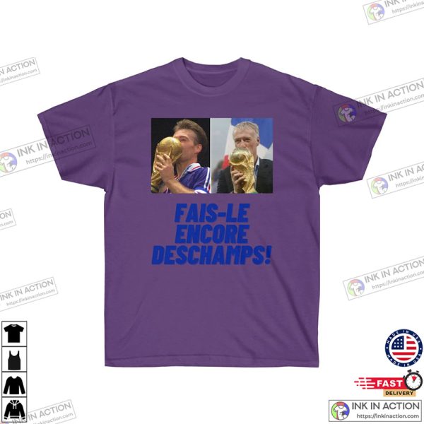 Didier Deschamps World Cup Winner Deschamps France Football French World Cup Qatar 2022 Coupe Du Mond Shirt