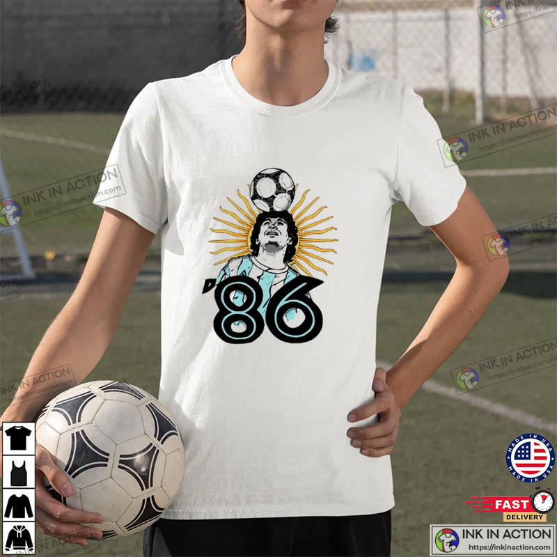 Diego Maradona : The ball Father' Unisex Baseball T-Shirt