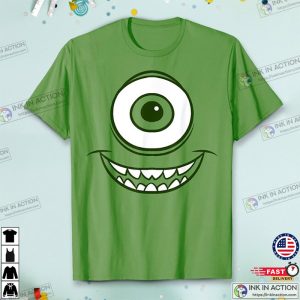 Disney Monster Inc Characters Shirt Mike Wazowski Portrait Unisex T shirt 3