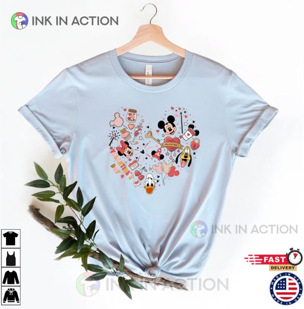 Disney Valentine’s Day Shirt, Mickey & Minnie Friends Shirt