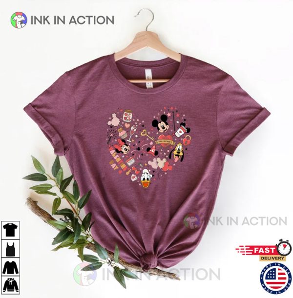 Disney Valentine’s Day Shirt, Mickey & Minnie Friends Shirt