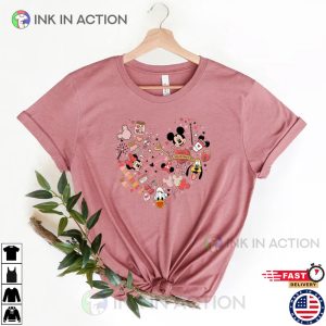 Disney Valentines Day Shirt Mickey Minnie Friends Shirt 4