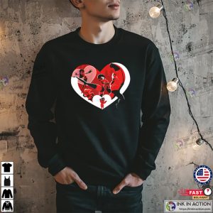 Disney and Pixars The Incredibles Family Valentines Day Sweatshirt 2
