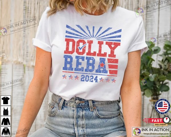 Dolly Parton Dolly and Reba Fans Country Music Shirts