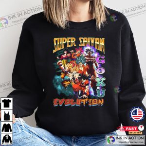 Dragon Ball Super Saiyan Goku Sweatshirt, Dragon Ball Z Anime, Son Goku DBZ Sweatshirt