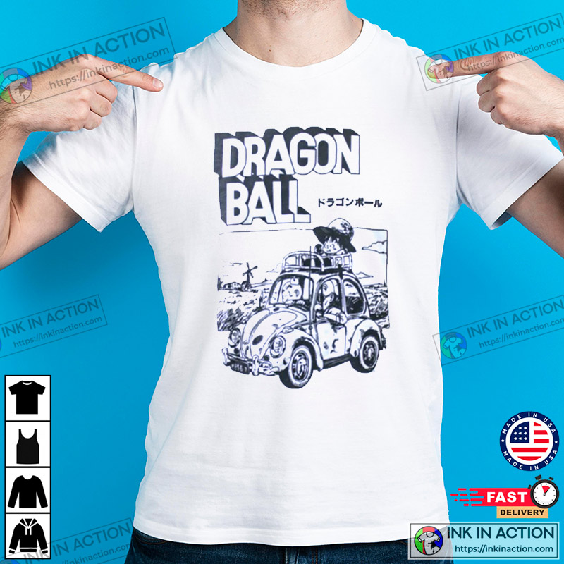 Dragon Ball Z Goku And Master Roshi Kanji Men's White T-shirt : Target