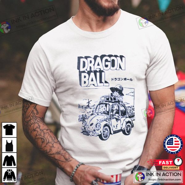 Dragon Ball Z Graphic Tee Goku, Krillin, Master Roshi