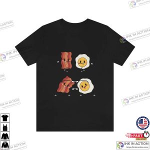 Dragon Ball Z Fusion Ha Cute Best Food Combo Bacon Egg T shirt 2