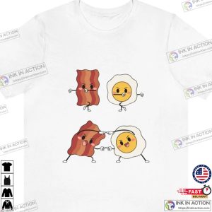 Dragon Ball Z Fusion Ha Cute Best Food Combo Bacon Egg T shirt 4