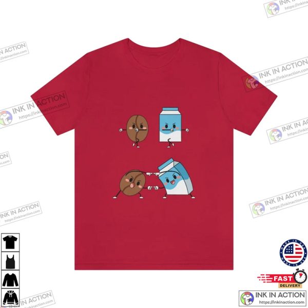 Dragon Ball Fusions Cute Combo Coffee & Milk Food T-shirt