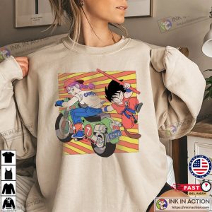 Dragon Ball Z Goku and Bulma DBZ Sweatshirt