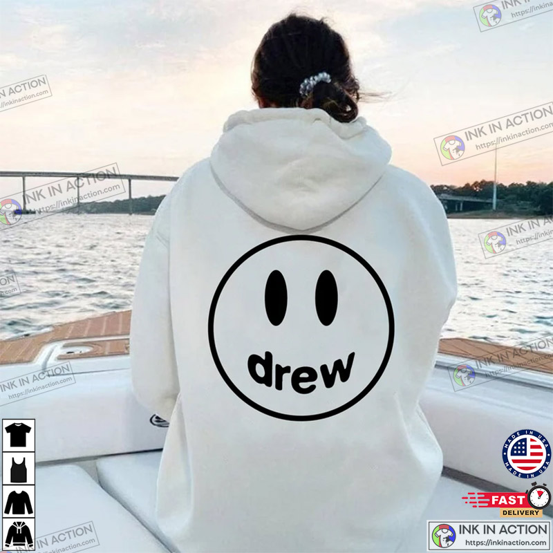 Drew House Justice Purpose Smiley Drew House Oversize Hoodie - Ink