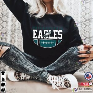 Eagles Mascot Sweatshirt Mascot Sweatshirt Team Mascot Shirt Eagles Team Shirt Eagles Football Shirt 3