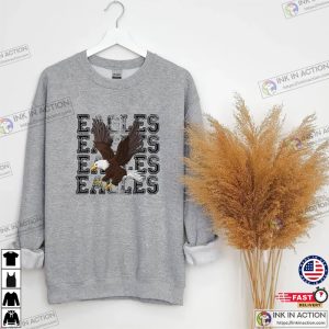 Eagles Mascot Sweatshirt Team Mascot Shirt Eagles Football Shirt 4