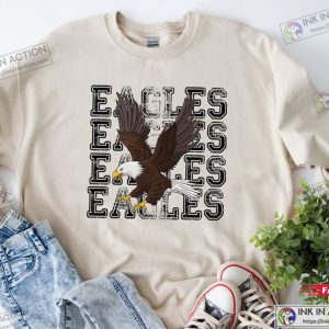 Eagles Mascot Sweatshirt Team Mascot Shirt Eagles Football Shirt 5
