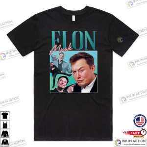 Elon Musk Homage T shirt Tee Top Funny Meme Icon Legend 90s 80s 4