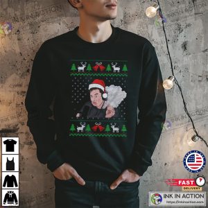 Elon Musk Ugly Christmas Sweater Elon Twitter Weed Xmas Sweaters