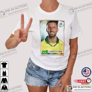 England Shawberto Carlos Funny Football Soccer Active T-Shirt