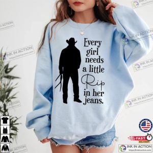 Every Girl Needs A Little Rip In Her Jeans Sweatshirt RIP Lover Shirt Gift Valentines For Girl Women 5