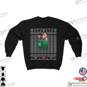 Excel REF Error Spreadsheet Ugly Christmas Sweater Excel Gifts for Accountant Shirt 2