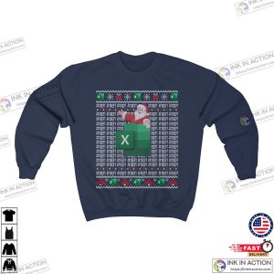 Excel REF Error Spreadsheet Ugly Christmas Sweater Excel Gifts for Accountant Shirt 3