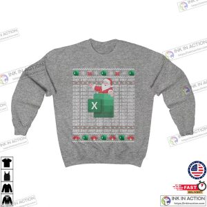 Excel REF Error Spreadsheet Ugly Christmas Sweater Excel Gifts for Accountant Shirt 4