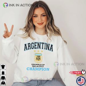 FIFA World Cup Argentina Champions Argentina Soccer Argentina The 3rd Stars Shirt 2