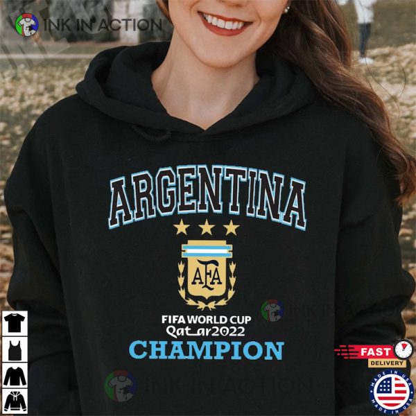 FIFA World Cup Argentina Champions Argentina Soccer Argentina The 3rd Stars Shirt