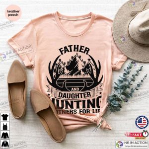 Father and Daughter Hunting Shirts Fathers Day Hunting Tshirts for Dad 2