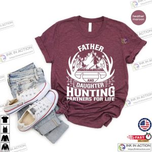 Father and Daughter Hunting Shirts Fathers Day Hunting Tshirts for Dad 4